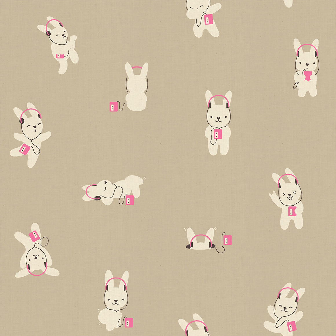 Rabbeats in Khaki from Lofi Linens by Rashida Coleman-Hale of Ruby Star Society for Moda Fabrics, Designer Fabric