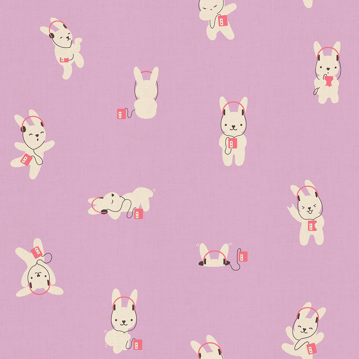Rabbeats in Wisteria from Lofi Linens by Rashida Coleman-Hale of Ruby Star Society for Moda Fabrics, Designer Fabric