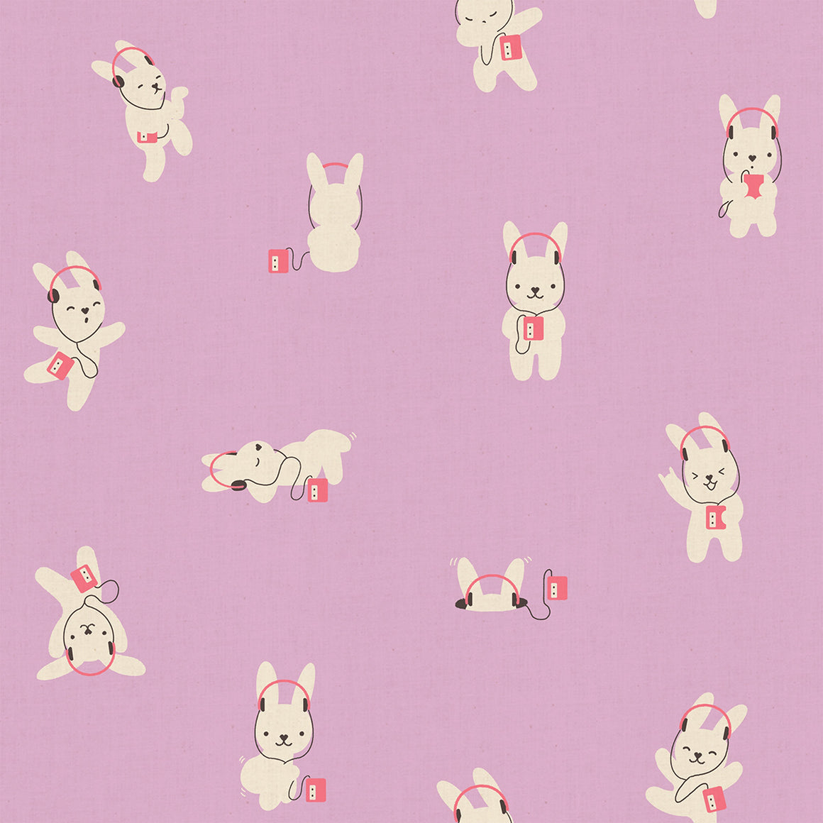 Rabbeats in Wisteria from Lofi Linens by Rashida Coleman-Hale of Ruby Star Society for Moda Fabrics, Designer Fabric