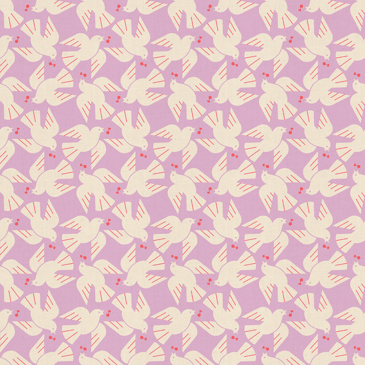 Flock Yeah in Wisteria from Lofi Linens by Rashida Coleman-Hale of Ruby Star Society for Moda Fabrics, Designer Fabric