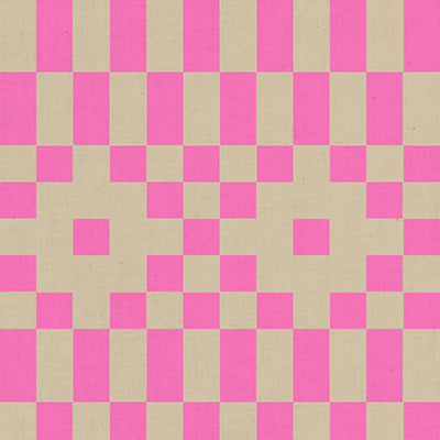 Bitmapped in Neon Pink from Lofi Linens by Rashida Coleman-Hale of Ruby Star Society for Moda Fabrics, Designer Fabric