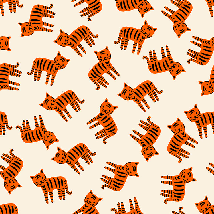 Meow in Natural from 1-800-Calico by Alexia Abegg of Ruby Star Society for Moda Fabrics, Designer Fabric