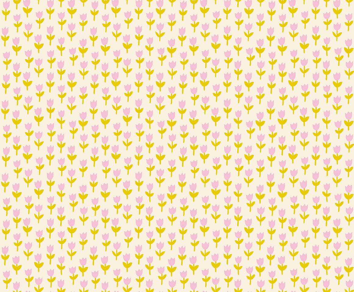 Tulips in Natural from 1-800-Calico by Alexia Abegg of Ruby Star Society for Moda Fabrics, Designer Fabric