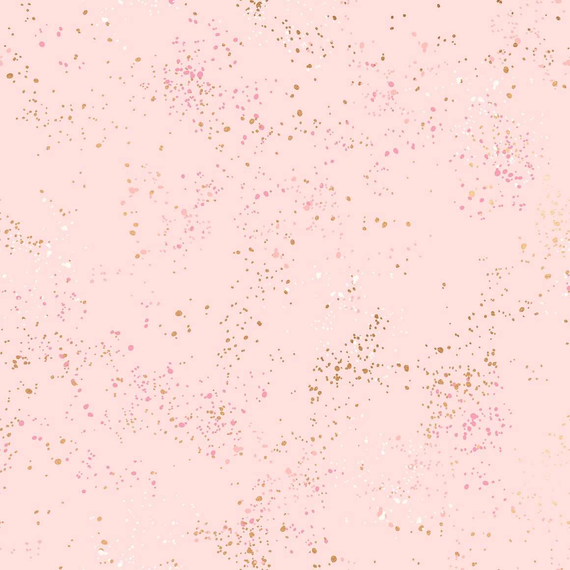Speckled in Pale Pink Metallic by Rashida Coleman-Hale of Ruby Star Society for Moda