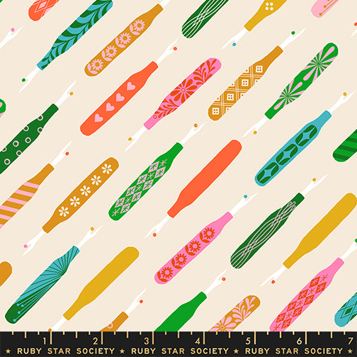 Seam Rippers in Shell from 1-800-Notion by Ruby Star Society for Moda Fabrics, Designer Fabric