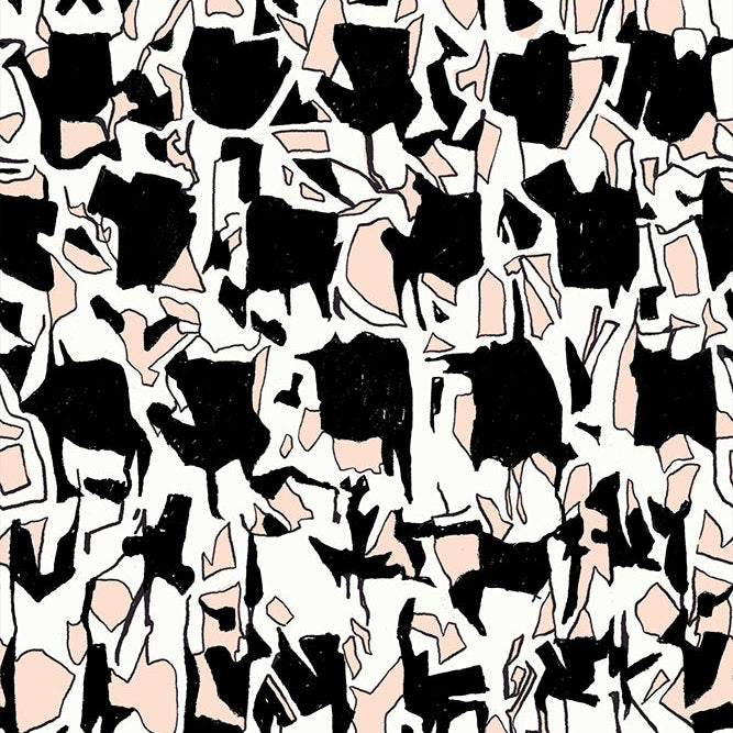 Explore in Black from Memento by Carolyn Friedlander of Ruby Star Society for Moda Fabrics, Designer Fabric