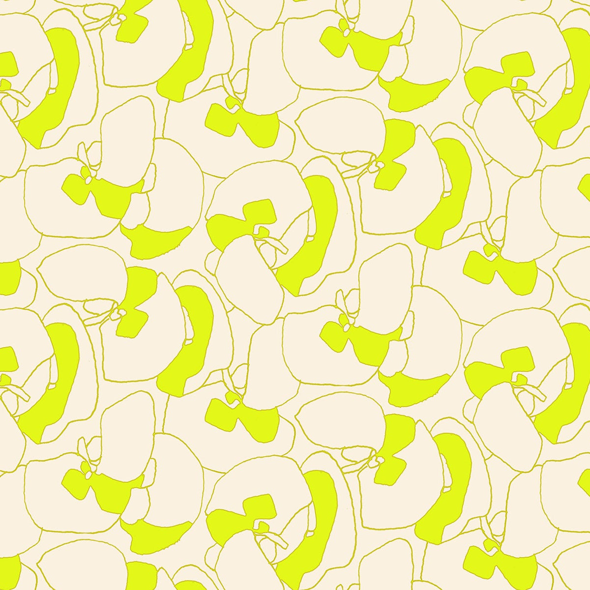 Seagrapes in Neon Yellow || CANVAS || from Memento by Carolyn Friedlander of Ruby Star Society for Moda Fabrics