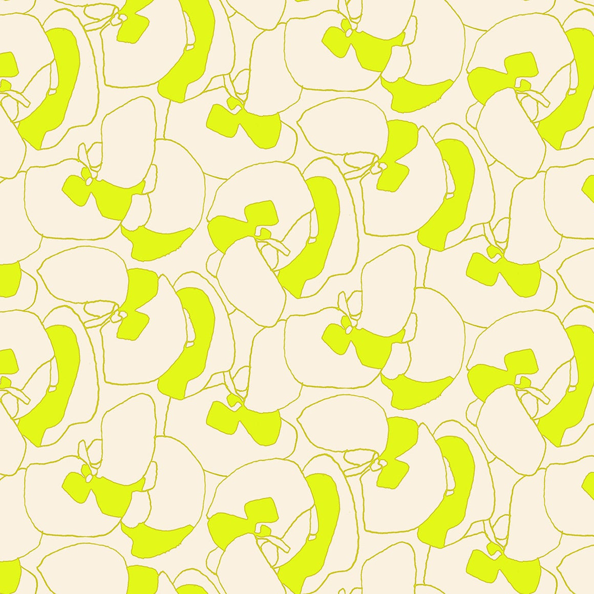 Seagrapes in Neon Yellow || CANVAS || from Memento by Carolyn Friedlander of Ruby Star Society for Moda Fabrics