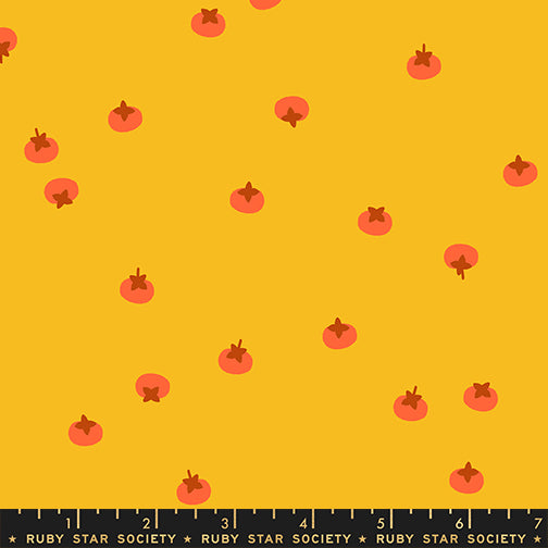 Persimmons in Dandelion from Persimmon by Rashida Coleman-Hale of Ruby Star Society, Designer Fabric