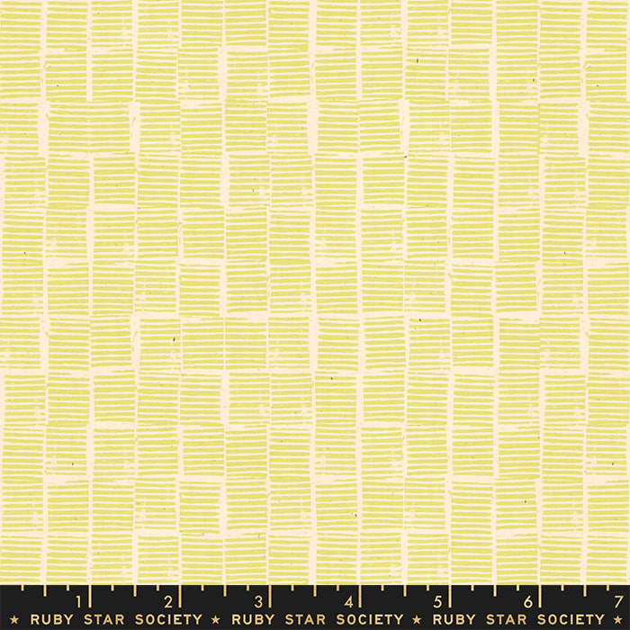 Stripe Stamp in Soft Yellow from Heirloom by Alexia Abegg for Ruby Star Society