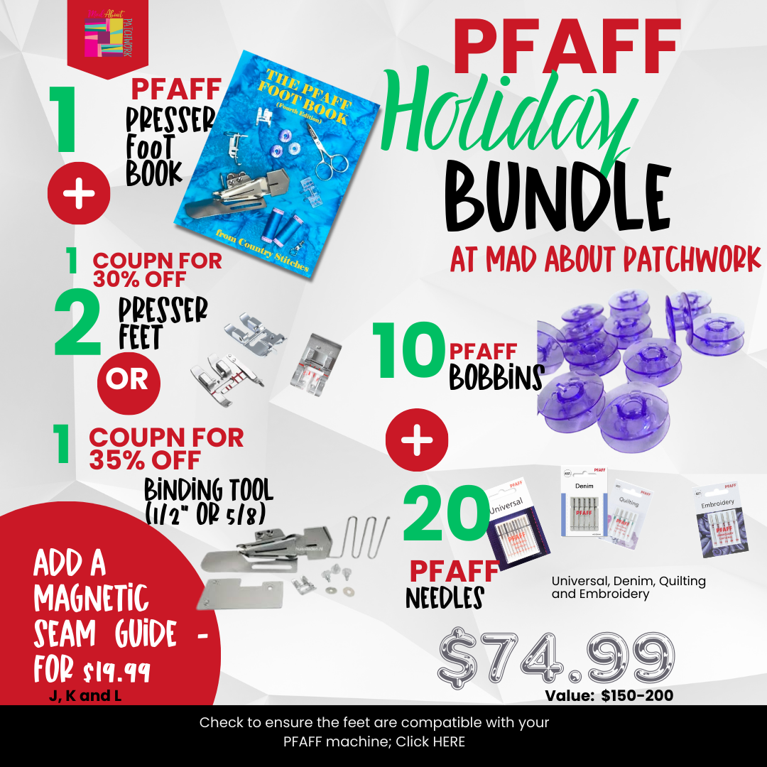 PFAFF Preser foot Holiday Bundle