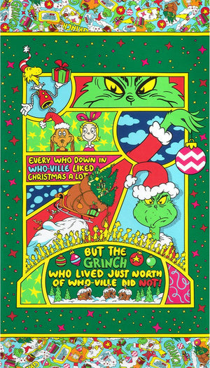 Whoville || PANEL || How the Grinch Stole Christmas - 24" x 44"