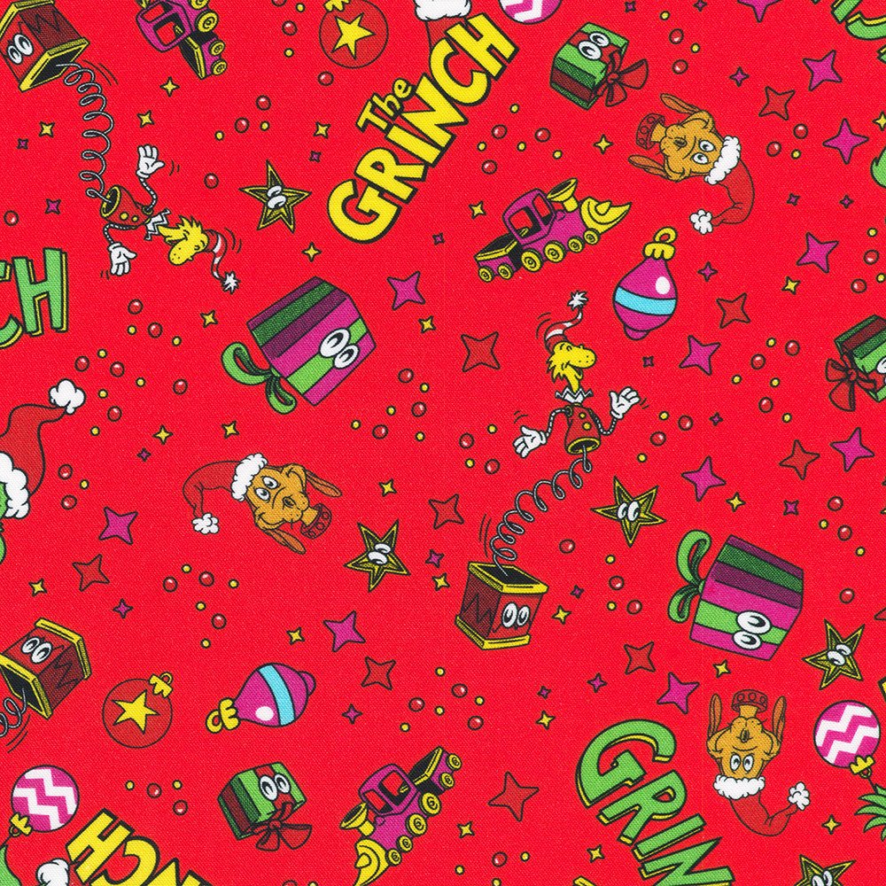 Christmas Toy Joy in Red for How the Grinch Stole Christmas