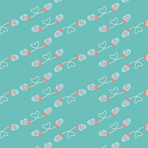 Mitten Smitten from Frost & Fir by Sewcial Bee Collective for Art Gallery Fabrics, Designer Fabric