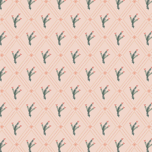 Mistletoe Season from Frost & Fir by Sewcial Bee Collective for Art Gallery Fabrics, Designer Fabric