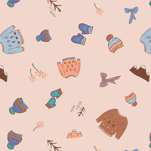 Woolens Toss from Frost & Fir by Sewcial Bee Collective for Art Gallery Fabrics, Designer Fabric
