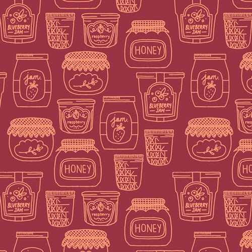 Sweet Harvest from Summer Homestead by Sewcial Bee Collective for Art Gallery Fabrics, Designer Fabric