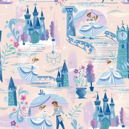 Wishes The Ball Ballerina Sparkle by Zippy Boro Jill Howarth by Riley Blake Designs, Designer Fabric