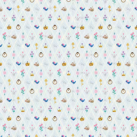 Wishes Diamond Powder Sparkle by Zippy Boro Jill Howarth by Riley Blake Designs, Designer Fabric