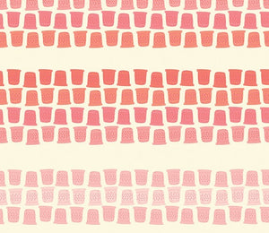 Thimble Lane Coral - for Sew Obsessed by Art Gallery