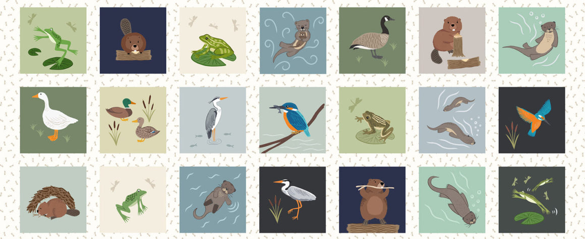 Small Things 5" Squares from Rivers & Creeks by Lewis & Irene