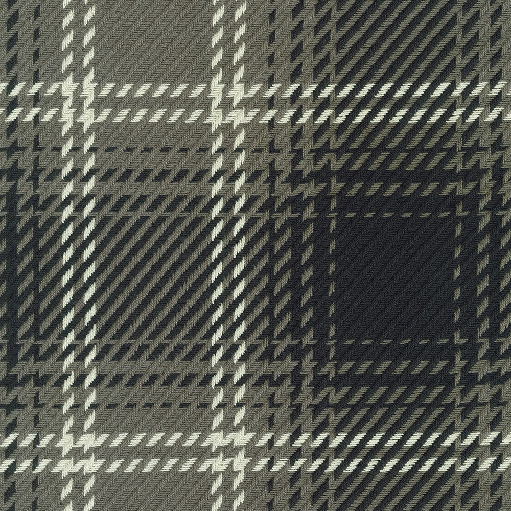 REMNANT - Loomcraft Plaid in Pepper by Robert Kaufman Fabrics - 42" x 45"