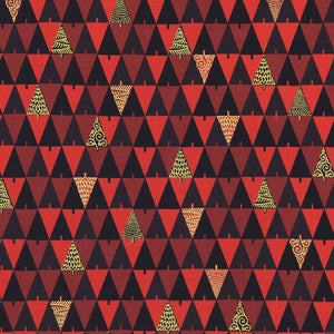 Glimmer Trees in Cranberry from Holiday Flourish - Peppermint Twist by Studio RK