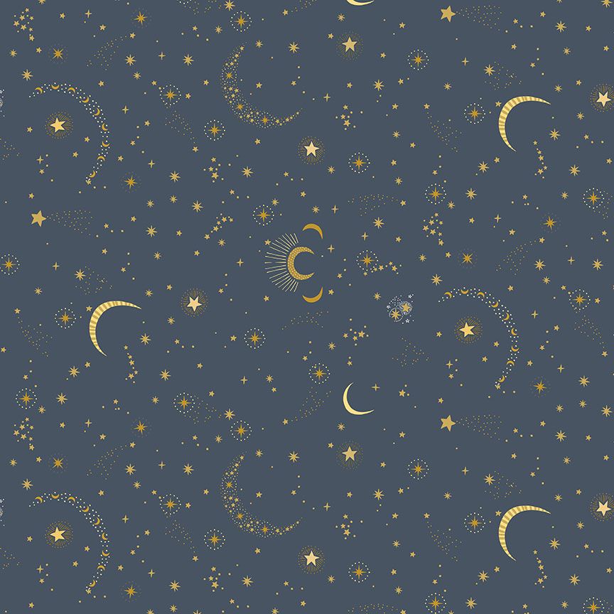 Nightfall in Charcoal from Sting Like a Bee by Dear Stella Fabrics