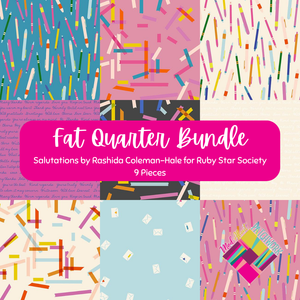 Fat Quarter Bundle - Salutations by Rashida Coleman-Hale by Ruby Star Society for Moda Fabrics