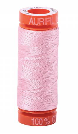Aurifil Cotton Thread — Baby Pink 2423 — Small 50wt