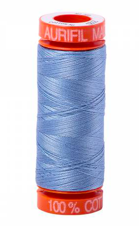 Aurifil Cotton Thread — Light Delft Blue 2720 — Small 50wt