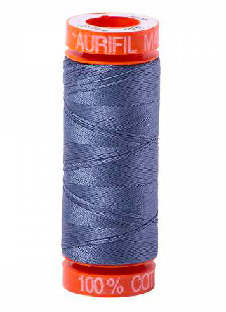 Aurifil Cotton Thread — Dark Grey Blue 1248 — Small 50wt