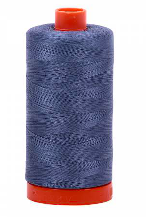 Aurifil Cotton Thread — Dark Grey Blue 1248 — Medium 50wt