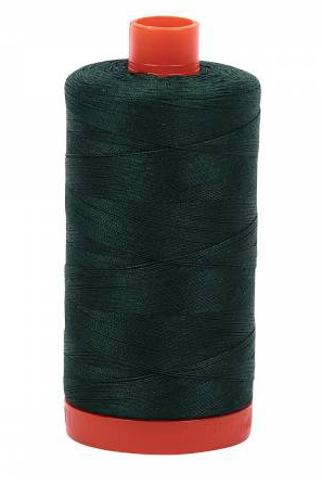 Aurifil Cotton Thread — Forest Green 4026 — Medium 50wt