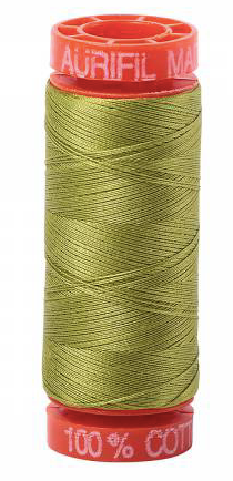 Aurifil Cotton Thread — Light Leaf Green 1147 — Small 50wt