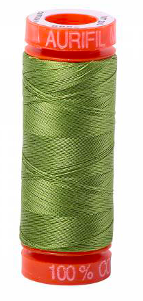 Aurifil Cotton Thread — Fern Green 2888 — Small 50wt