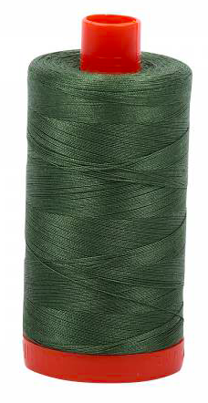 Aurifil Cotton Thread — Very Dark Grass Green 2890 — Medium 50wt