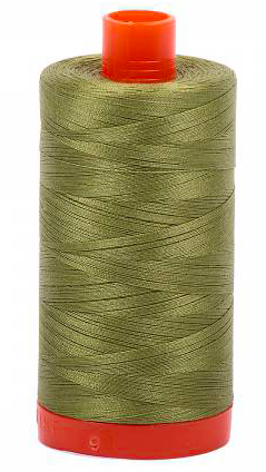 Aurifil Cotton Thread — Olive Green 5016 — Medium 50wt