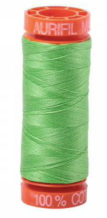 Aurifil Cotton Thread — Shamrock Green 6737 — Small 50wt
