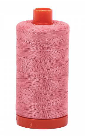Aurifil Cotton Thread — Peachy Pink 2435 — Medium 50wt