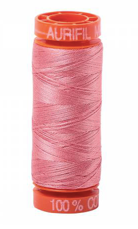 Aurifil Cotton Thread — Peachy Pink 2435 — Small 50wt