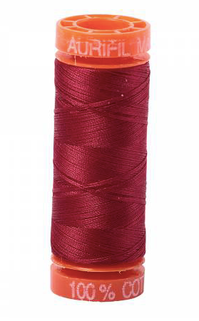Aurifil Cotton Thread — Burgundy 1103 — Small 50wt