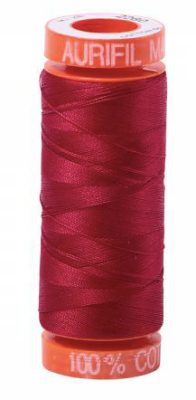 Aurifil Cotton Thread — Red Wine 2260 — Small 50wt