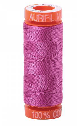 Aurifil Cotton Thread — Light Magenta 2588 — Small 50wt