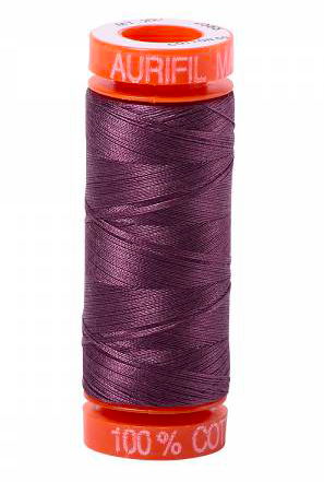 Aurifil Cotton Thread — Mulberry 2568 — Small 50wt
