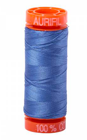 Aurifil Cotton Thread — Light Blue Violet 1128 — Small 50wt