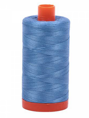 Aurifil Cotton Thread — Light Wedgewood 2725 — Medium 50wt