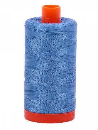 Aurifil Cotton Thread — Light Wedgewood 2725 — Medium 50wt