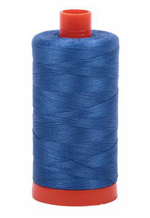 Aurifil Cotton Thread — Delft Blue 2730 — Medium 50wt