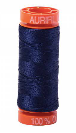 Aurifil Cotton Thread — Midnight 2745 — Small 50wt